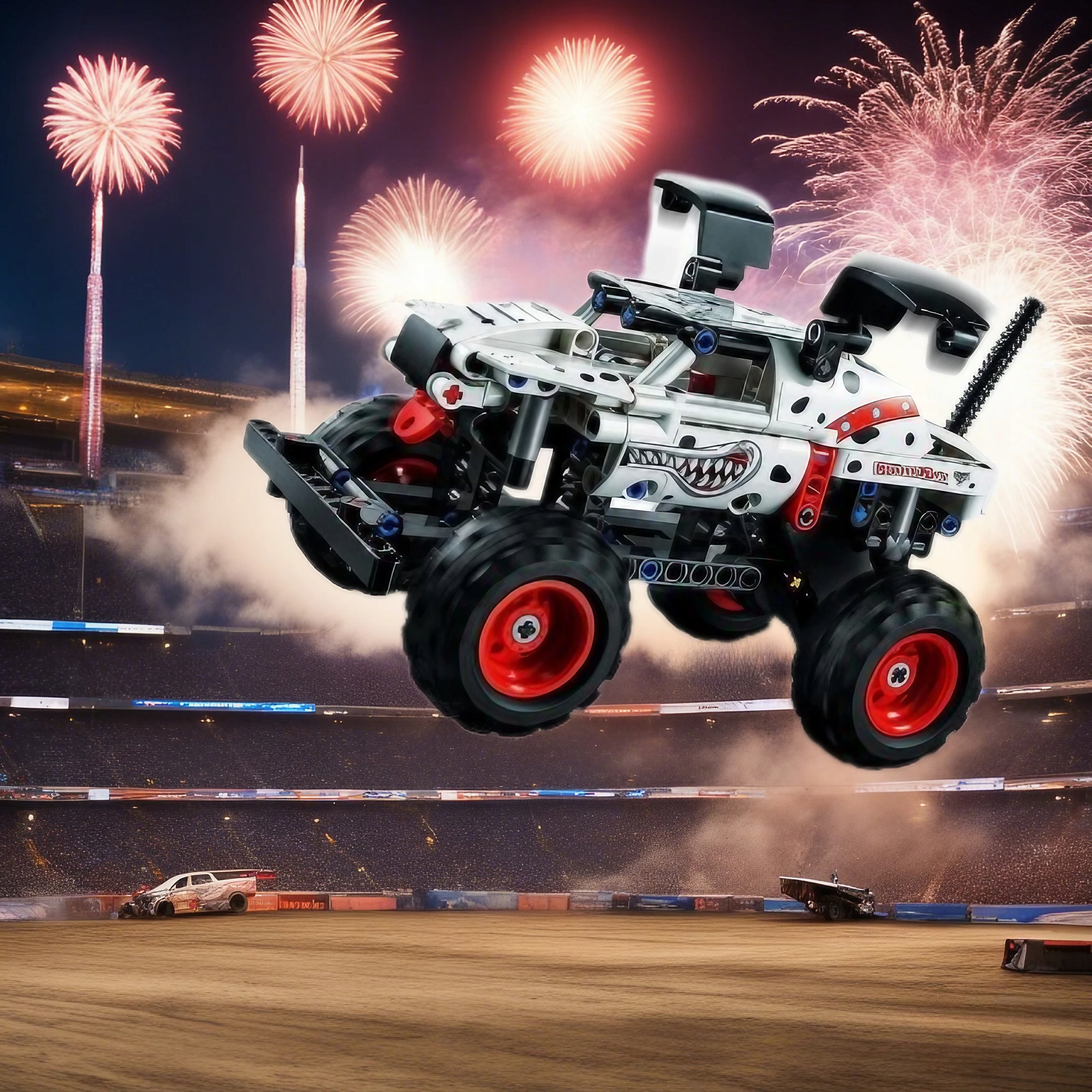 LEGO TECHNIC MONSTER JAM MUTT DALMATIAN 42150 DALMATYŃCZYK PIES KLOCKI 24H Marka LEGO