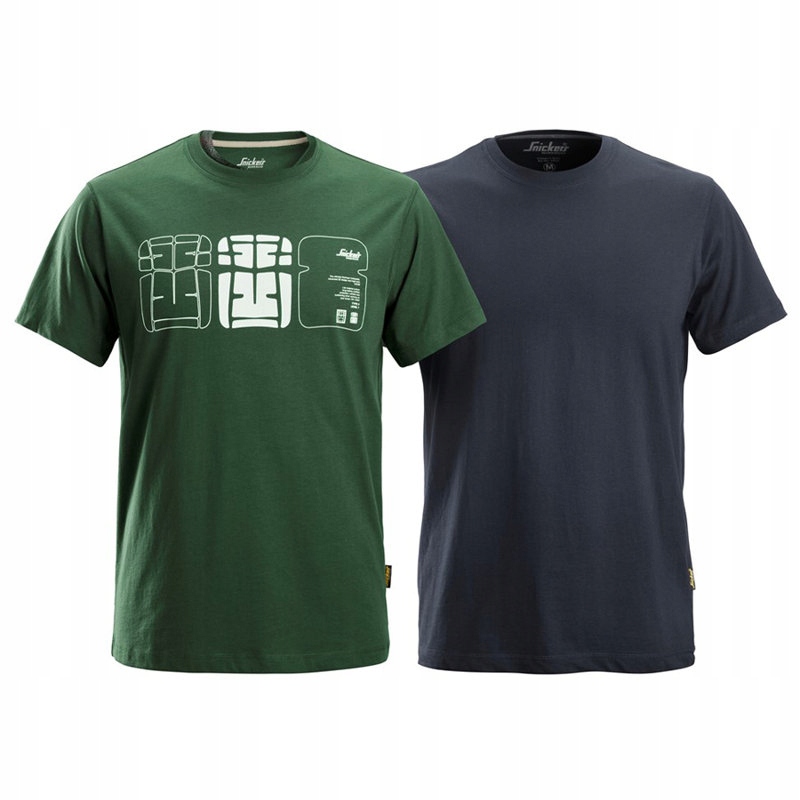 

T-shirt Snickers 2522 zestaw 2-PAK r. M zielona
