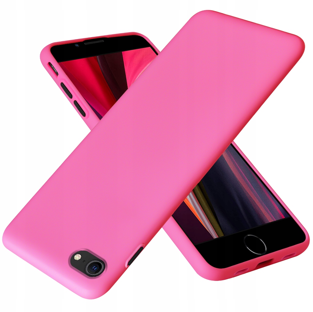 

Etui do iPhone 7 8 Se 2020 Case Silikon Szkło 9H