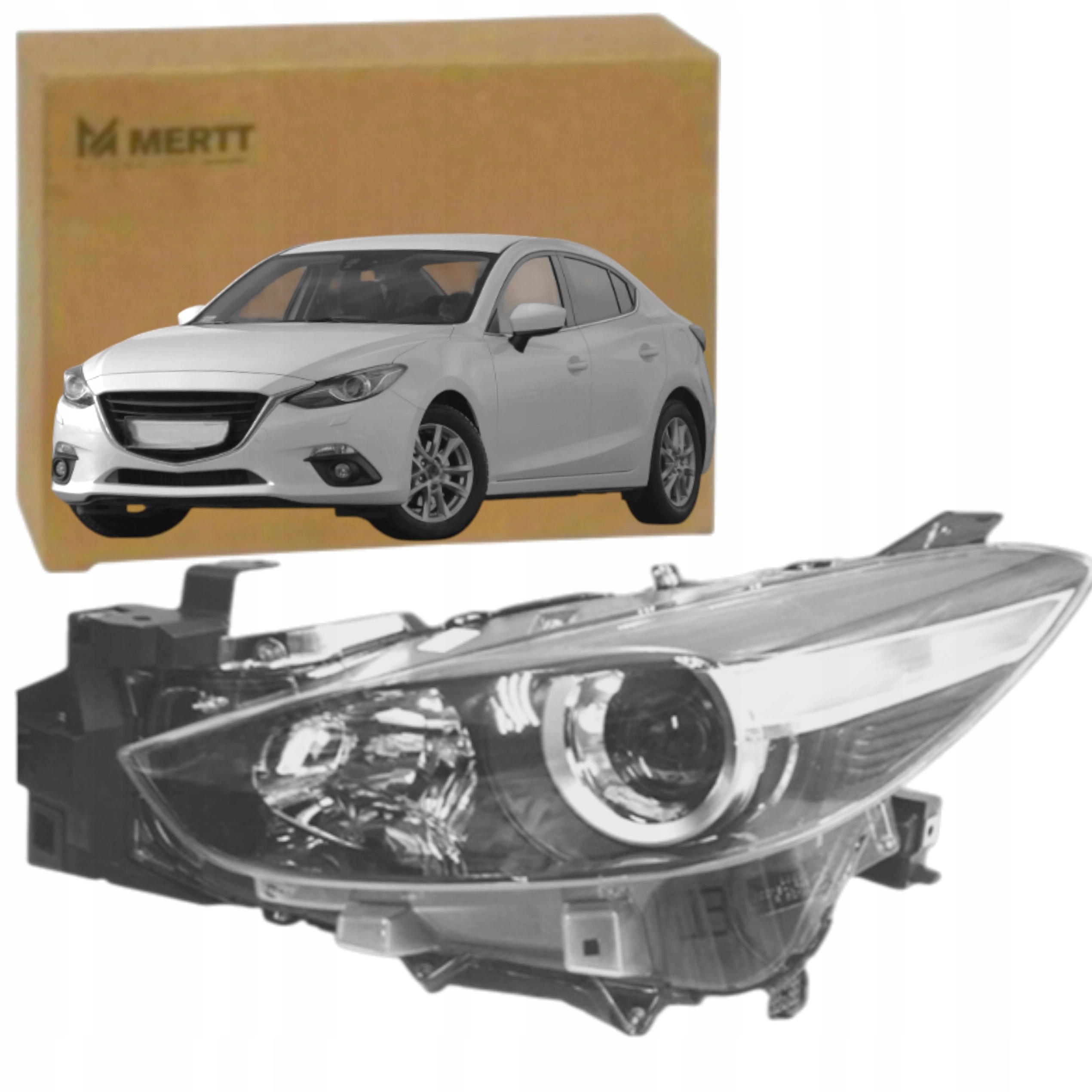 Lift Světlomet Světlo Přední Levá BACS51031 Mazda 3 Bm 2017+