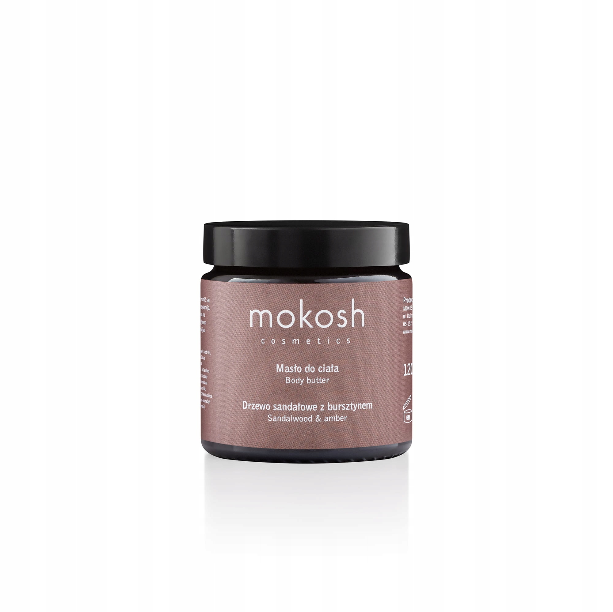 Mokosh Santalové dřevo s jantarem 120 ml tělové máslo