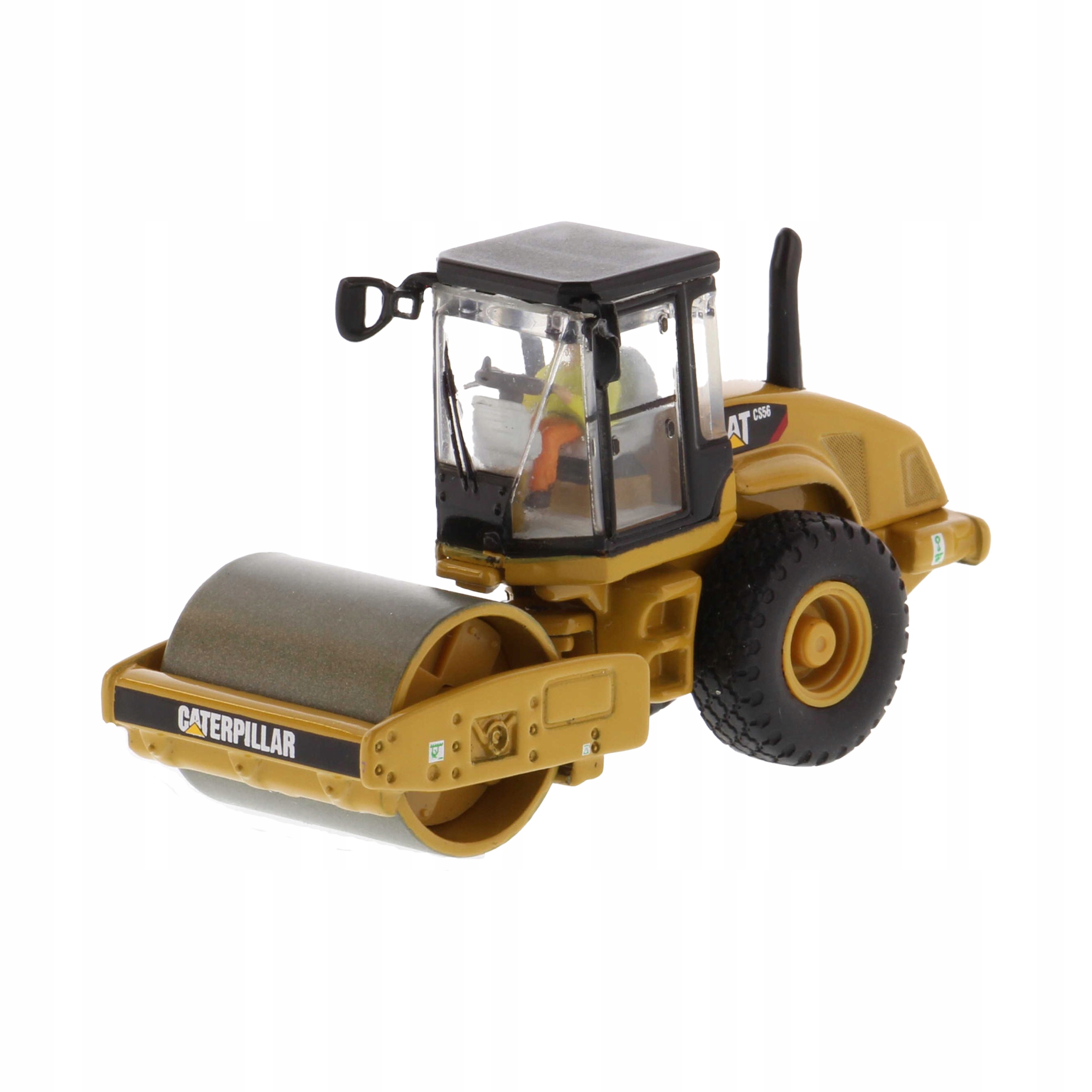 Silniční válec Cat CS56 Diecast Masters H0 ideální na maketu Dioramu