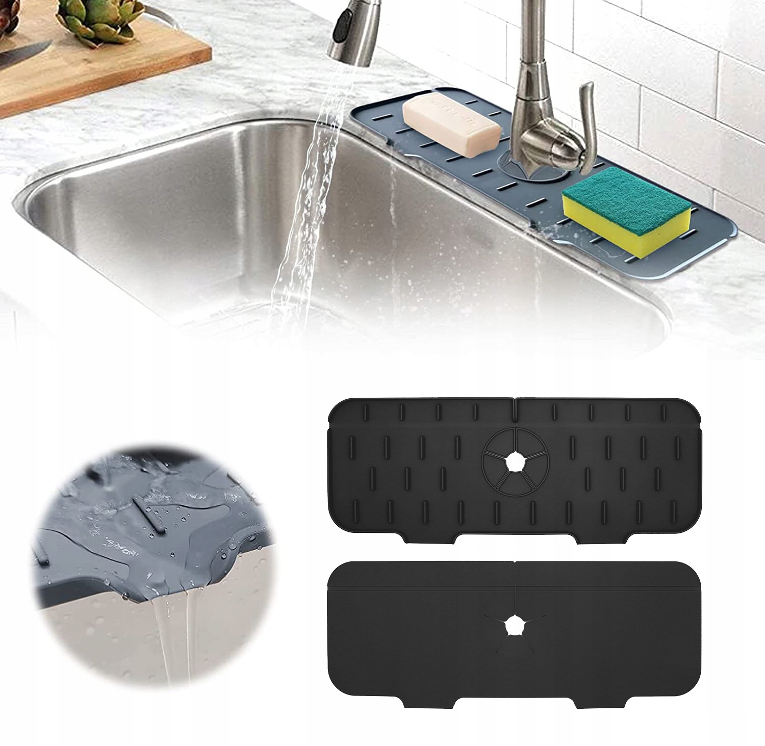 

Silikonowa Mata do Kranu do Zlewu Kuchennego