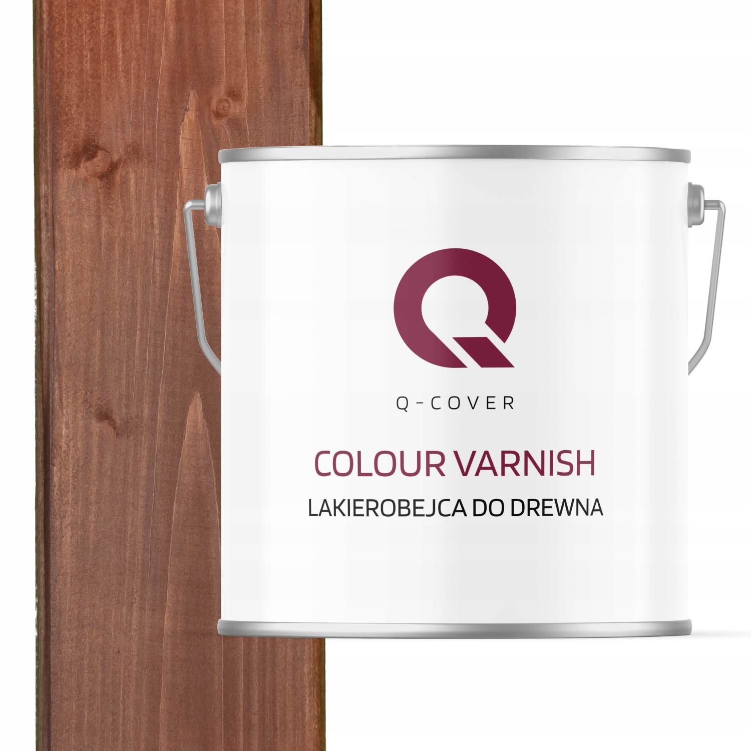 Nátěr Na Dřevo 3V1 Ořech Tmavý Extra Lazura Satén 5L Ochranný Uv