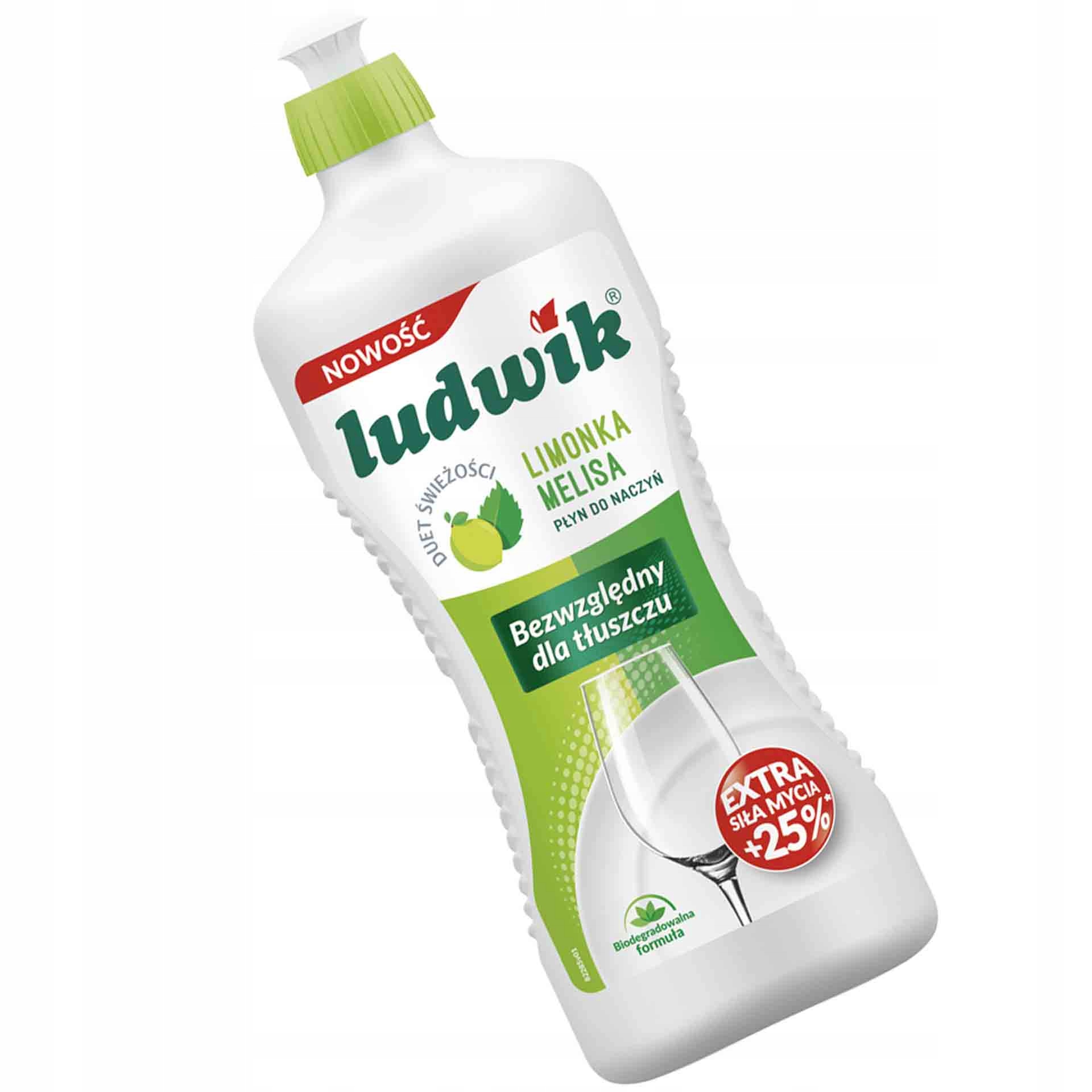 

Ludwik Płyn Do Naczyń 900 g Limonka-melisa