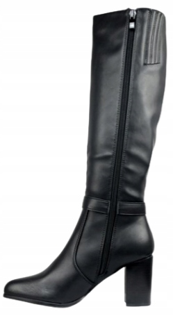 KOZAKI DAMSKIE SERGIO LEONE KZ 103 czarny pu r.37 Marka inna