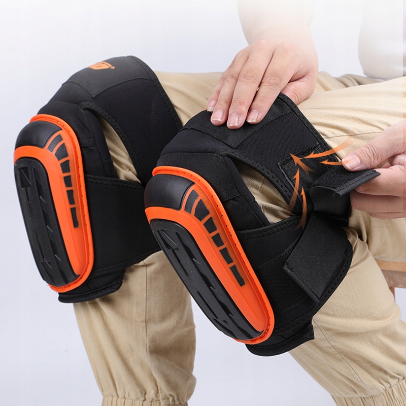 WYGODNE Nakolanniki Robocze Budowlane OCHRANIACZE KOLAN żel WZMOCNIONE 2szt Marka bez marki