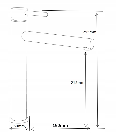MEXEN ELBA BATERIA UMYWALKOWA WYSOKA GRAFIT Typ montażu stojąca