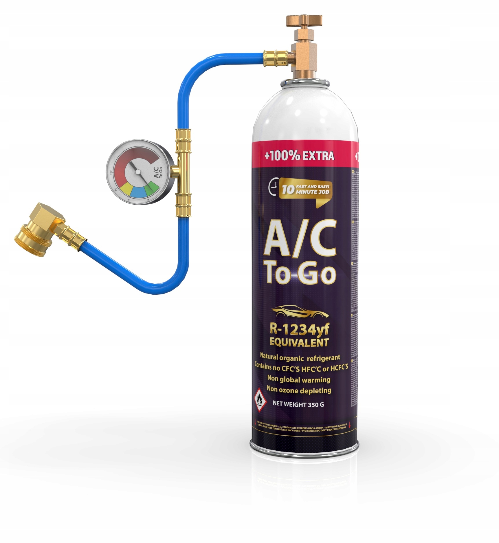 Sada pro plnění klimatizace pro automobily R1234yf 100% Extra