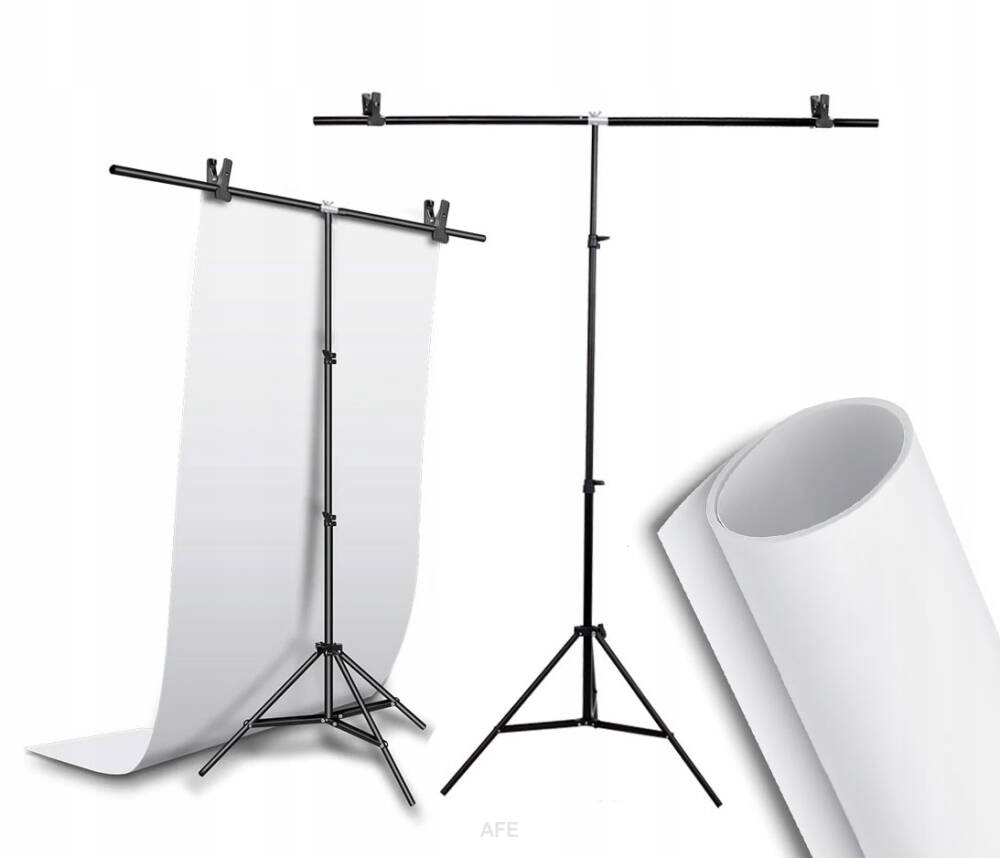 Zestaw Do Tła Typ T 150x220 Tło Pvc Biały 150x200 Białe Winyl Winylowe