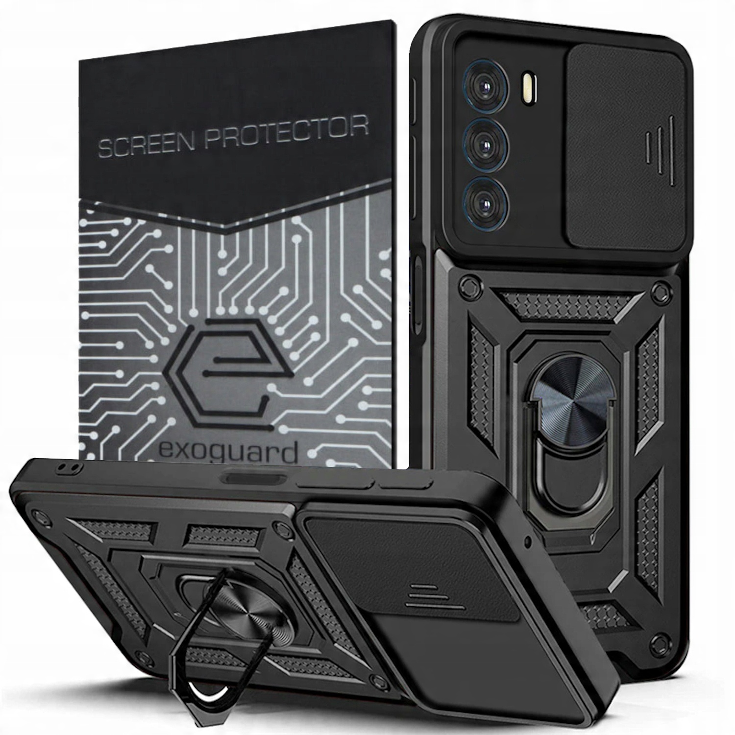 

Case Etui Pancerne+szkło do Motorola Moto G51 5G