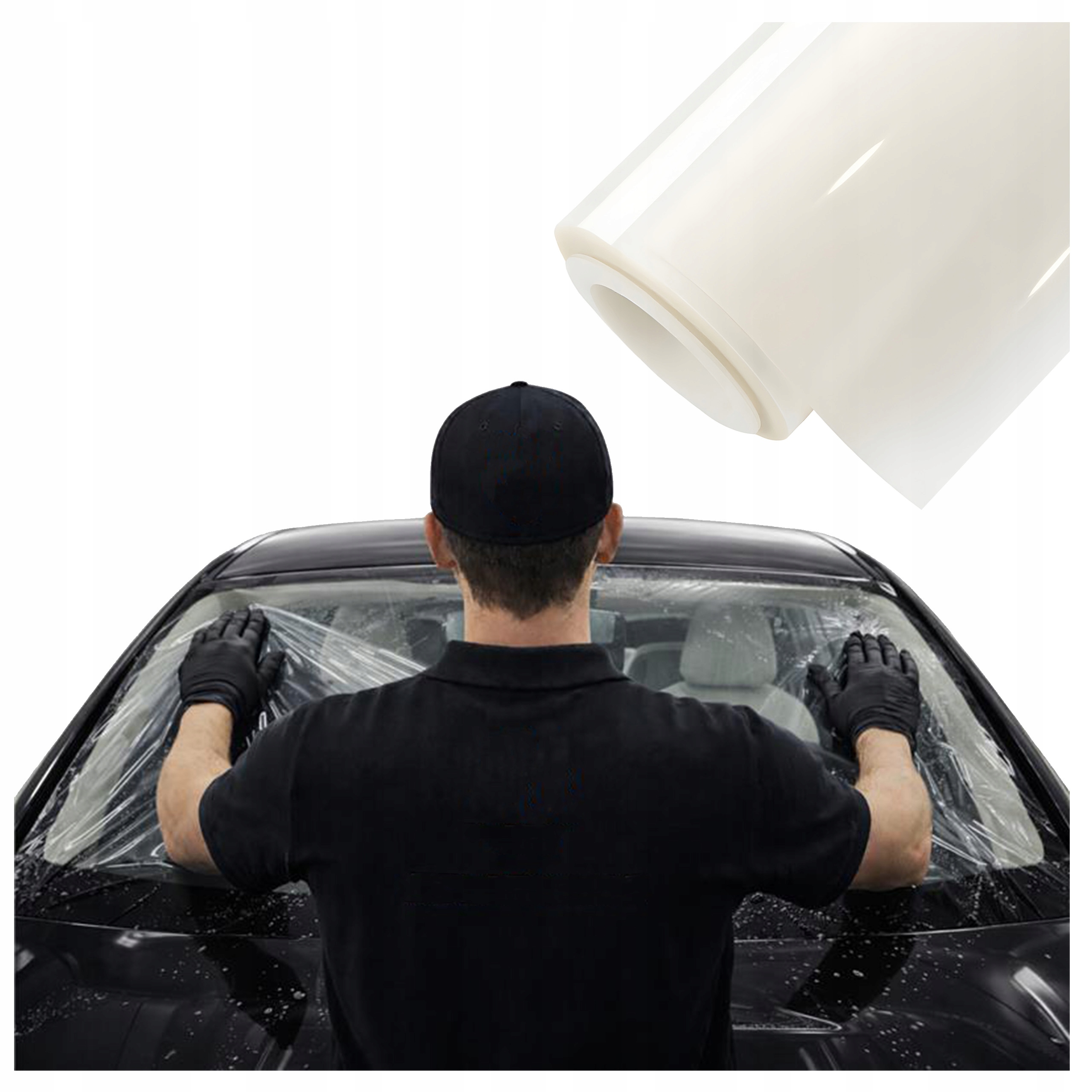 Fólie 152 x 150 cm Bezbarvá Automobilová