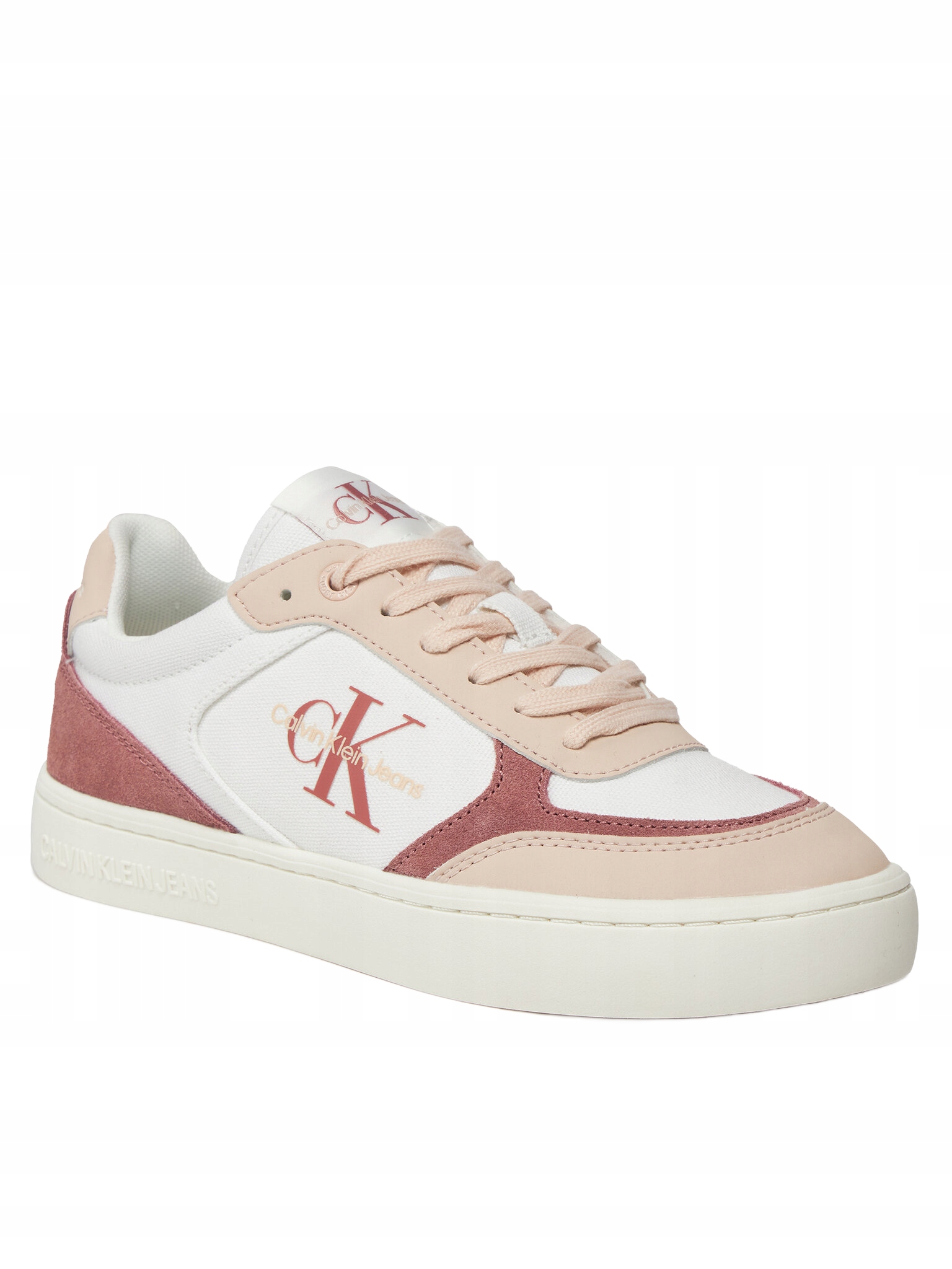 Calvin Klein Jeans Dámské Sportovní Boty S Logem A Semišem 36 3_A