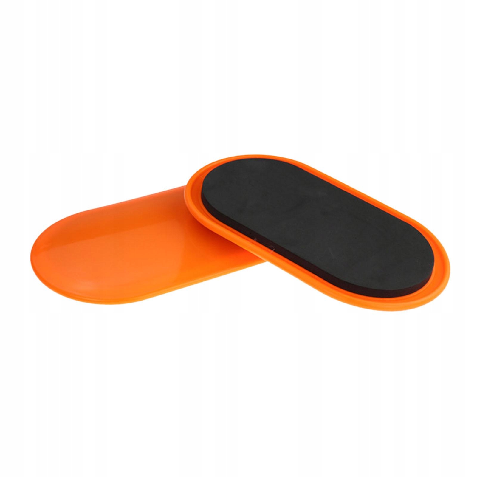 2Pcs Exercise Core Sliders Ab Floor Gliders Strength Training Orange