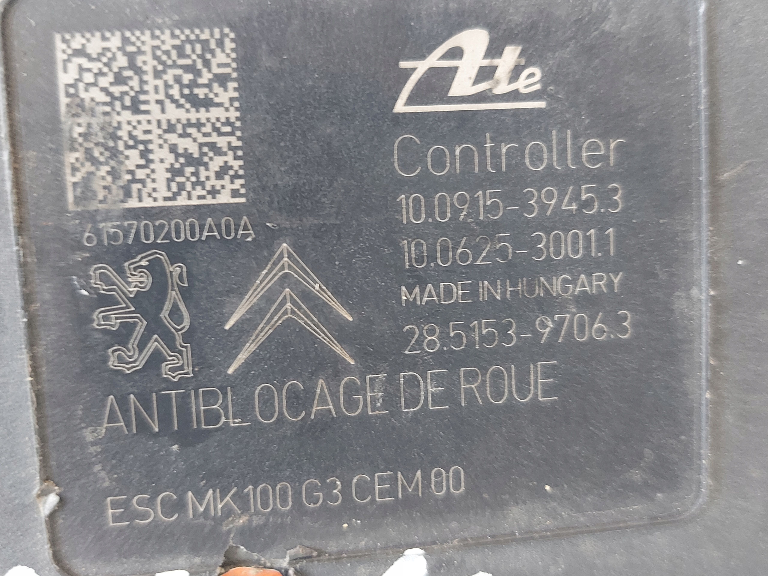 Pompa ABS PEUGEOT 208 10091539453
