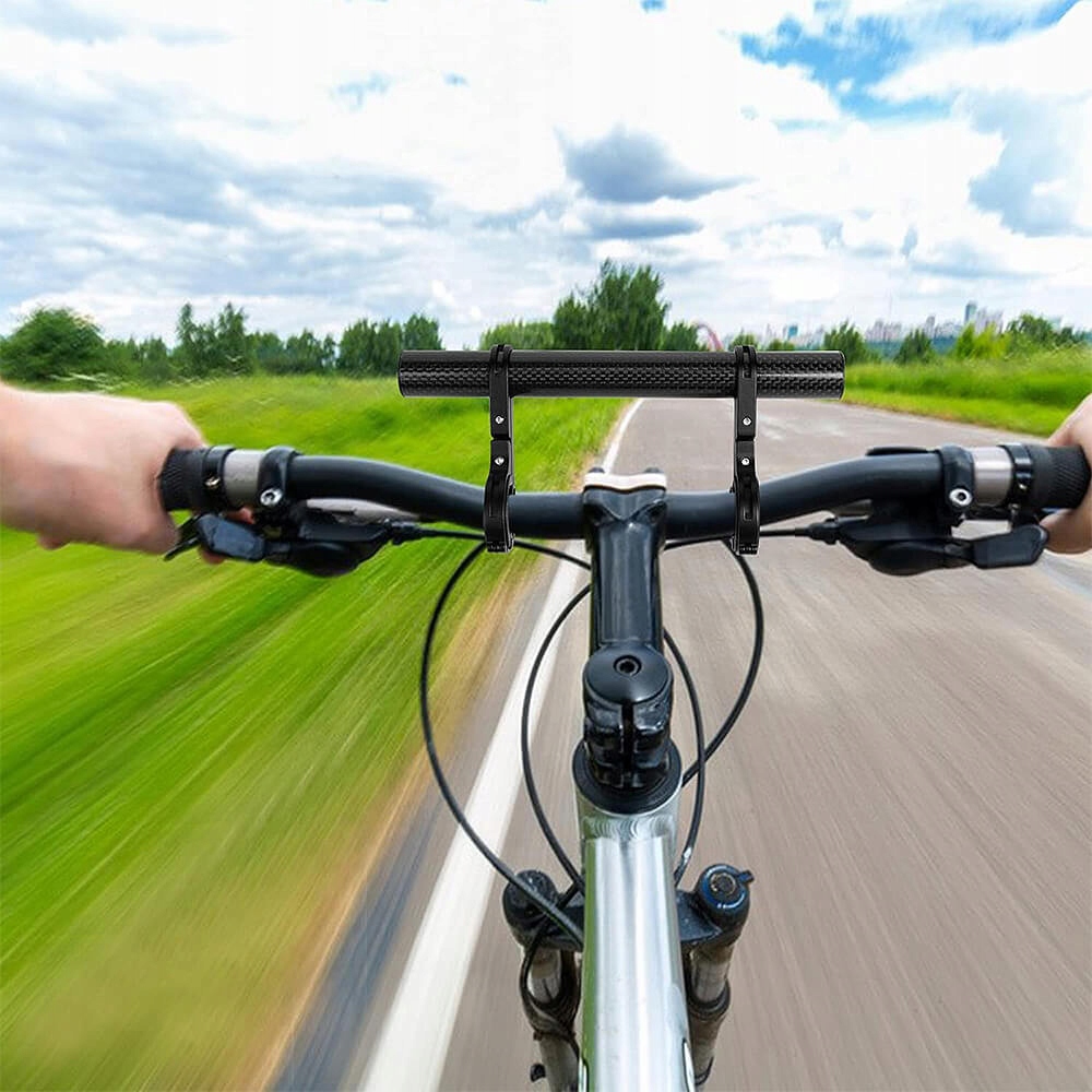 ALUMINIOWY UCHWYT ROWEROWY WSPORNIK PRZEDŁUŻENIE PRZYSTAWKA DO KIEROWNICY Model 08758