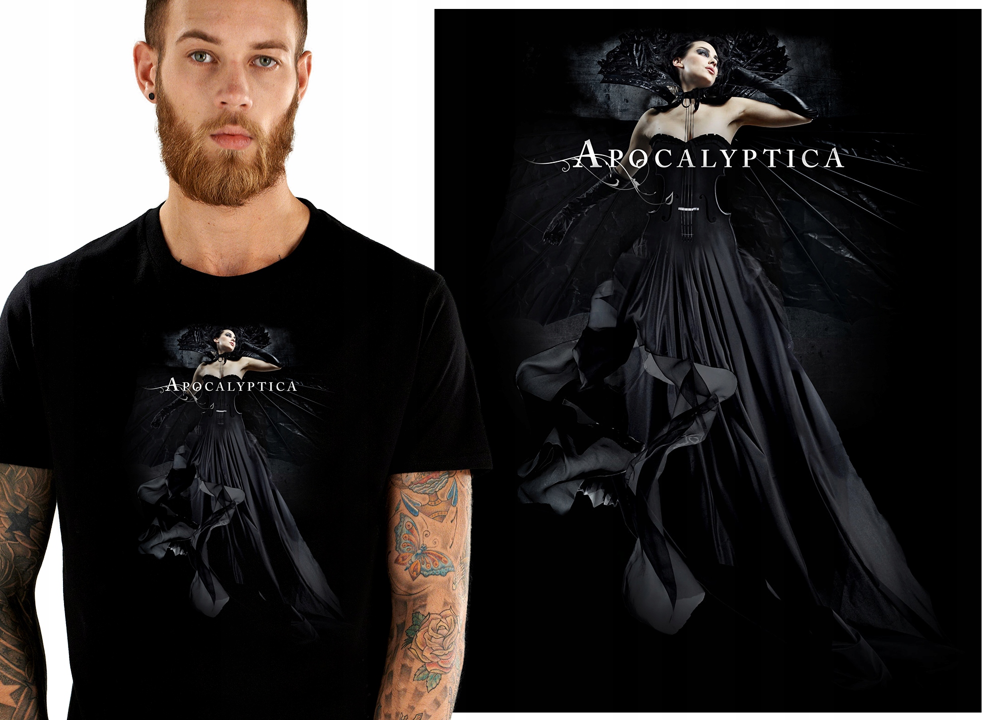 

Apocalyptica Metal Symfoniczny Koszulka Męska S