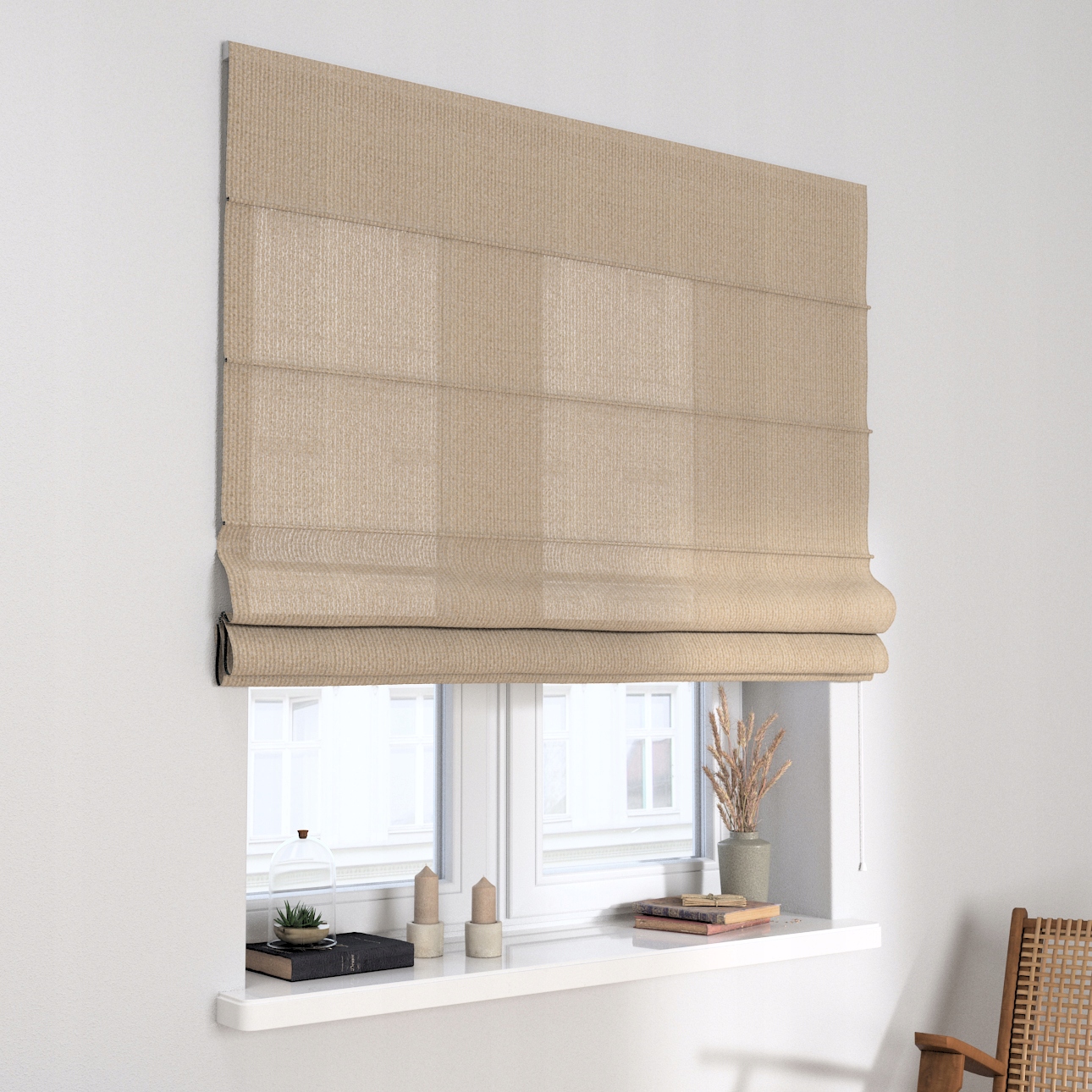 Hotová římská roleta Capri 100x180 cm béžová