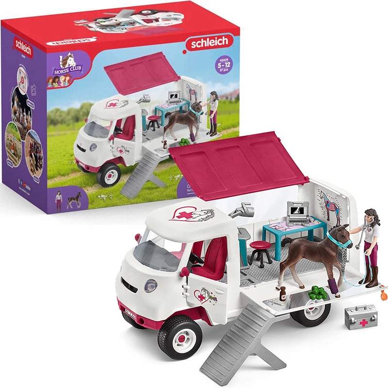

Mobilna Lecznica Zwierząt Źrebak Schleich 42439