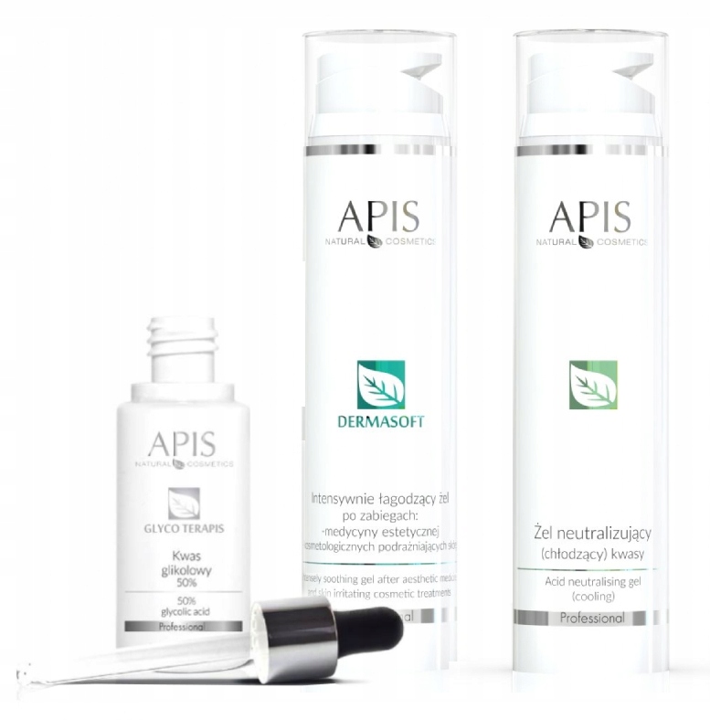 

Apis kwas glikolowy 50% neutralizator żel Zestaw