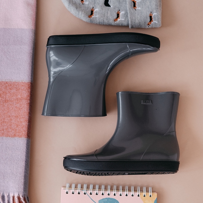 SZARE KRÓTKIE KALOSZE DAMSKIE NORDMAN HIT r. 36 Kod producenta PS24