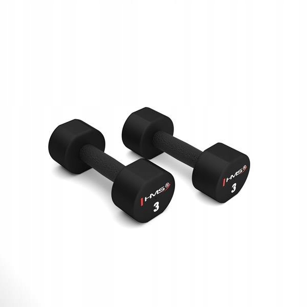 HPT03 2 x 3 Kg Polyuretanové Činky Tpu Hms