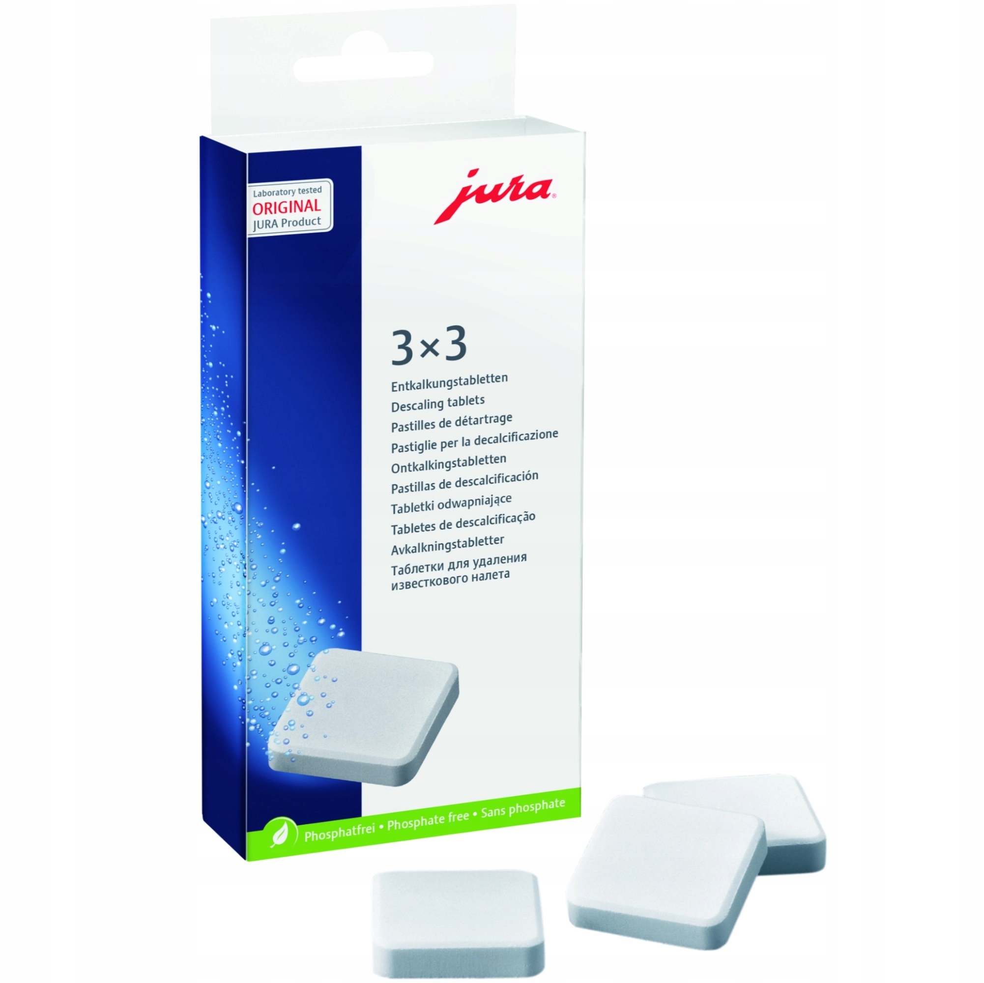 4x Filtr Do Ekspresu Jura AL-Blue + Odkamieniacz Jura x9 Stan opakowania oryginalne