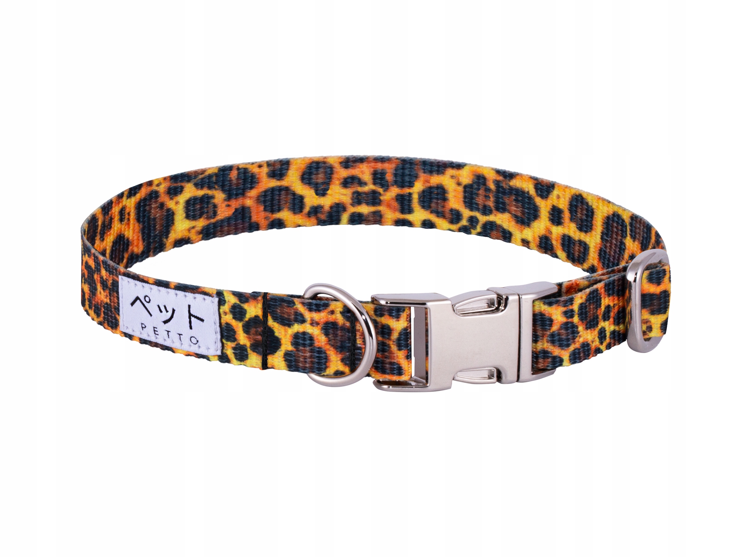Levně Petto Obojek pro psa Eri Panther Silver M