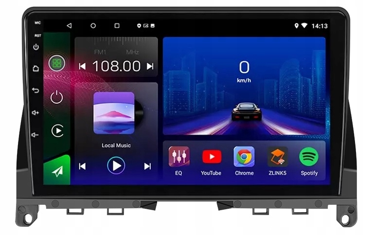 Rádio Gps Android Mercedes W204 2007-2010 Usb Bt Carplay 4GB 64GB