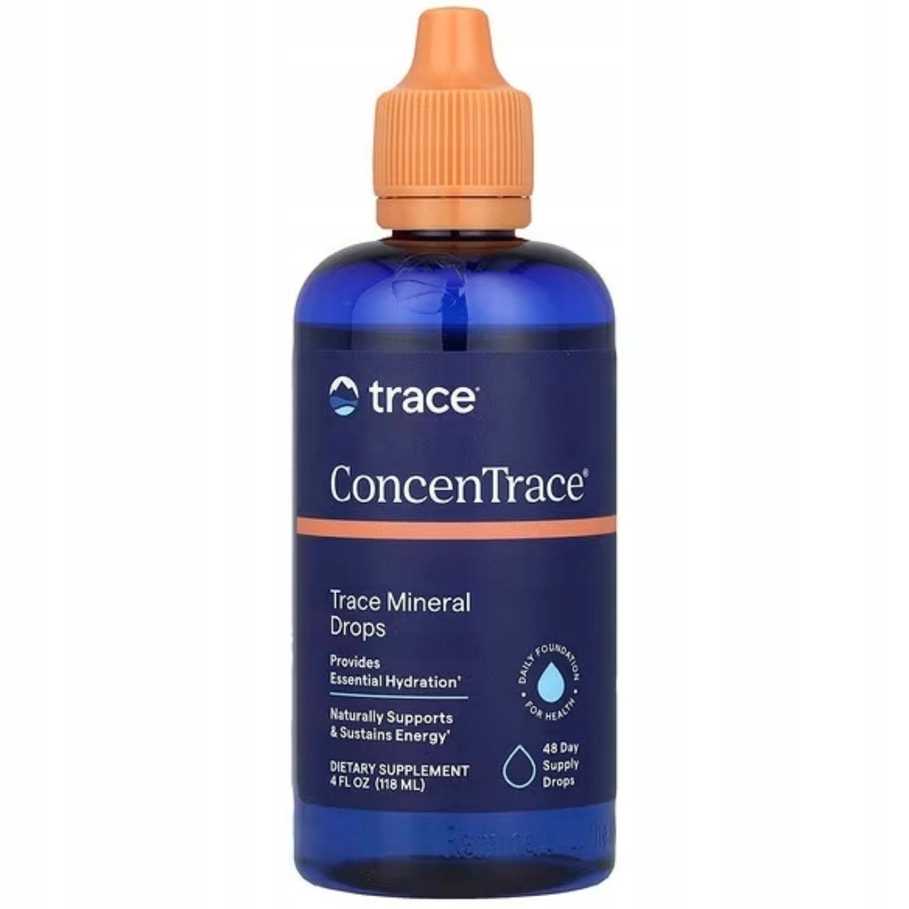 Trace Minerals Research ConcenTrace Trace Mineral Drops Minerały Sód 118 ml