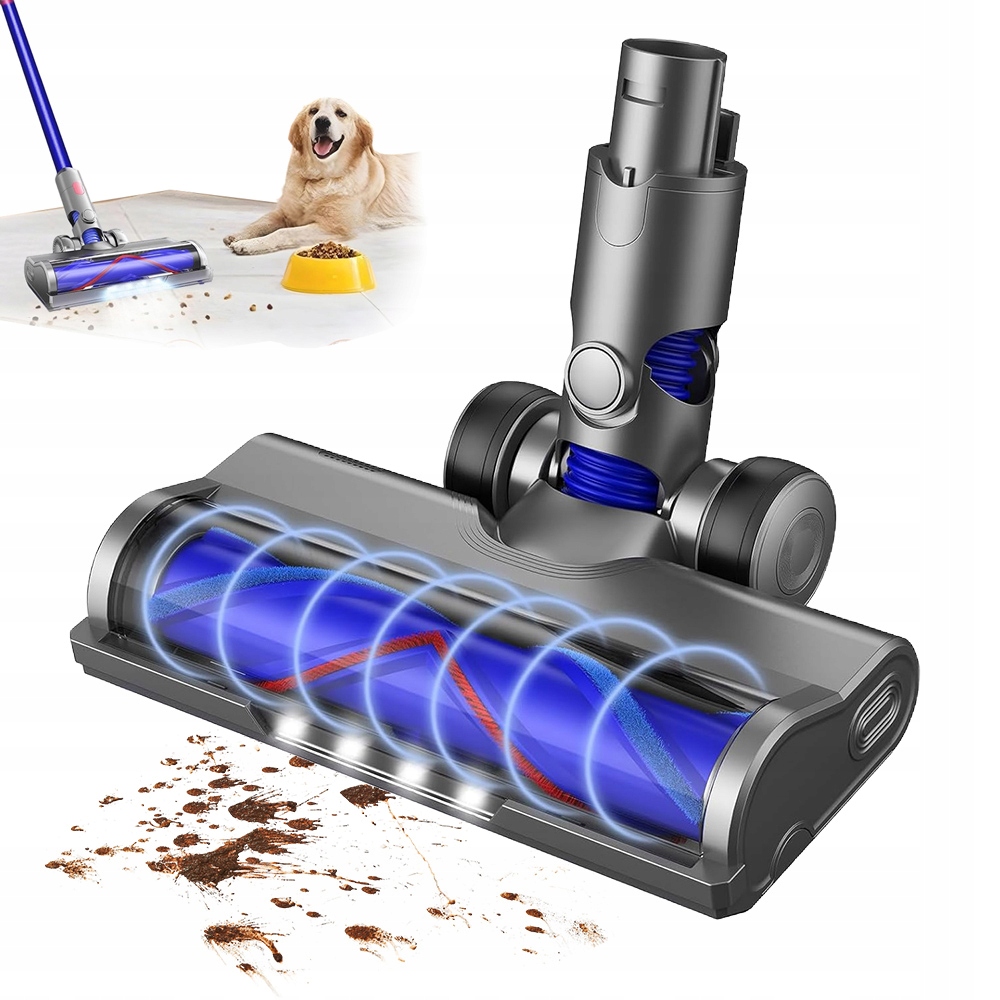 Turbo Kartáč Led Hlava Pro Dyson V6/DC59/DC61/DC62/DC74 Nástroj