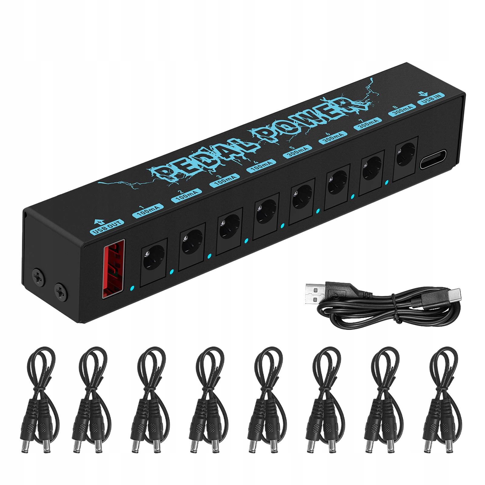 Guitar Effect Pedal Portable Pedalboard Power Supply Guitars Power