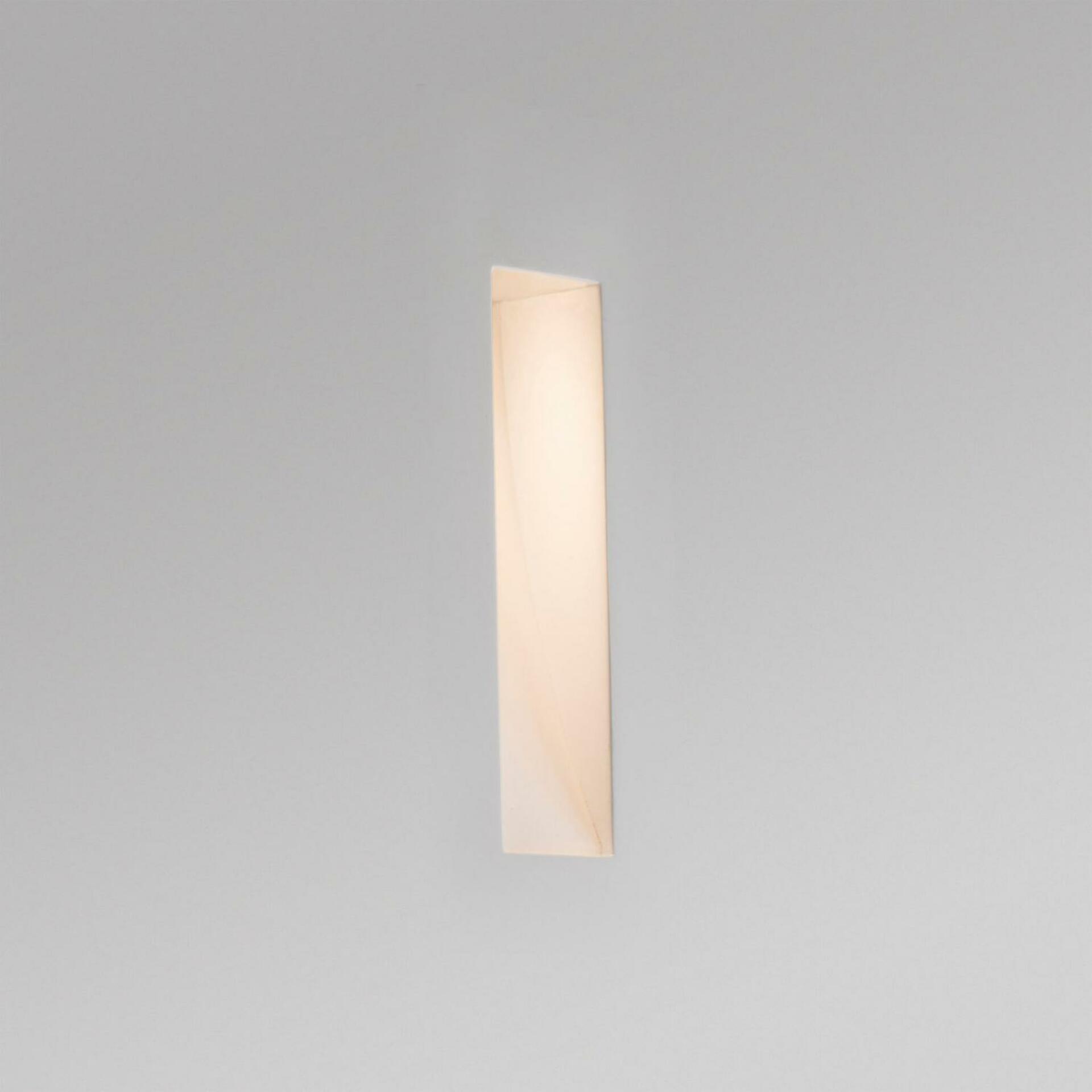 Faro Plas Rct biele zapustené nástenné Led svietidlo, dizajnové, 1W, 245mm