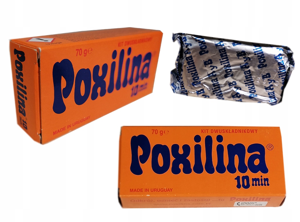 ** POXILINA 70g KLEJ KIT USZCZELNIAJĄCY DO RUR **