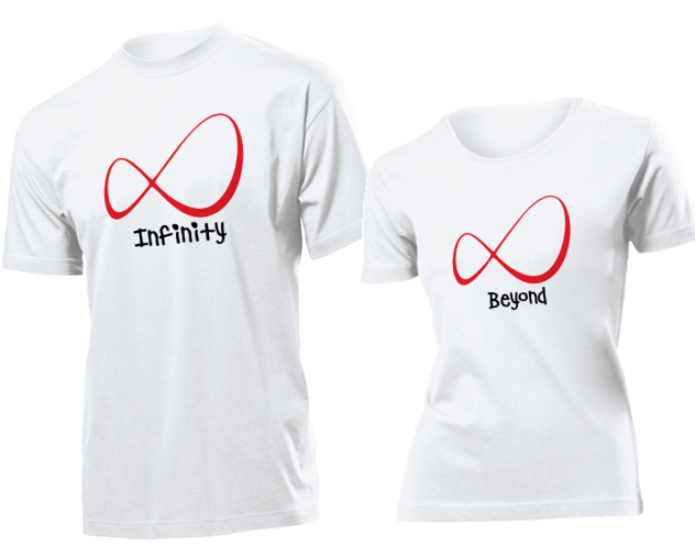 

Koszulki dla par Milosc Do Nieskonczonosci M