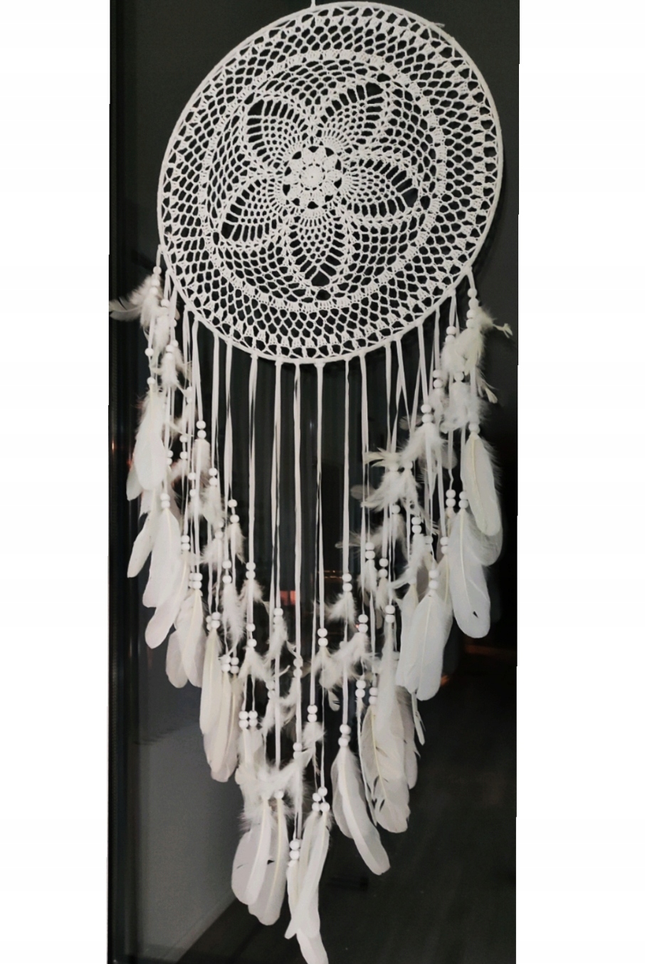 

Łapacz Snów Indonezja Pióra Dreamcatcher Duży Boho