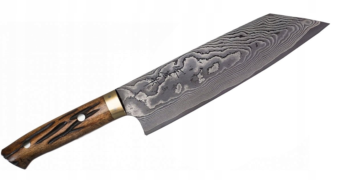 Nôž Bunka Takeshi Saji Ybb 17 cm Ručne kovaný z ocele VG-10 na zeleninu