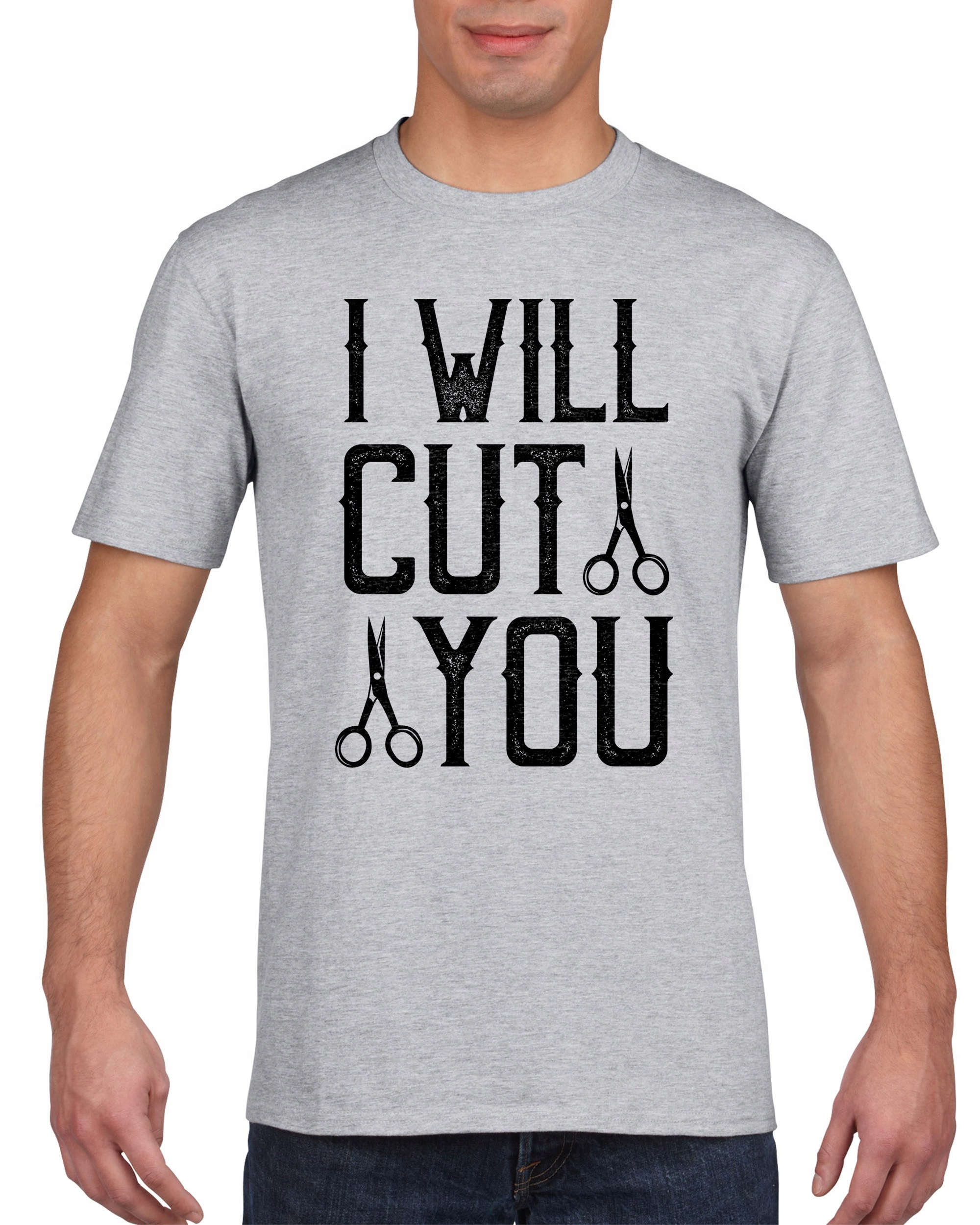 

Koszulka męska Fryzjer barber nożyczki M