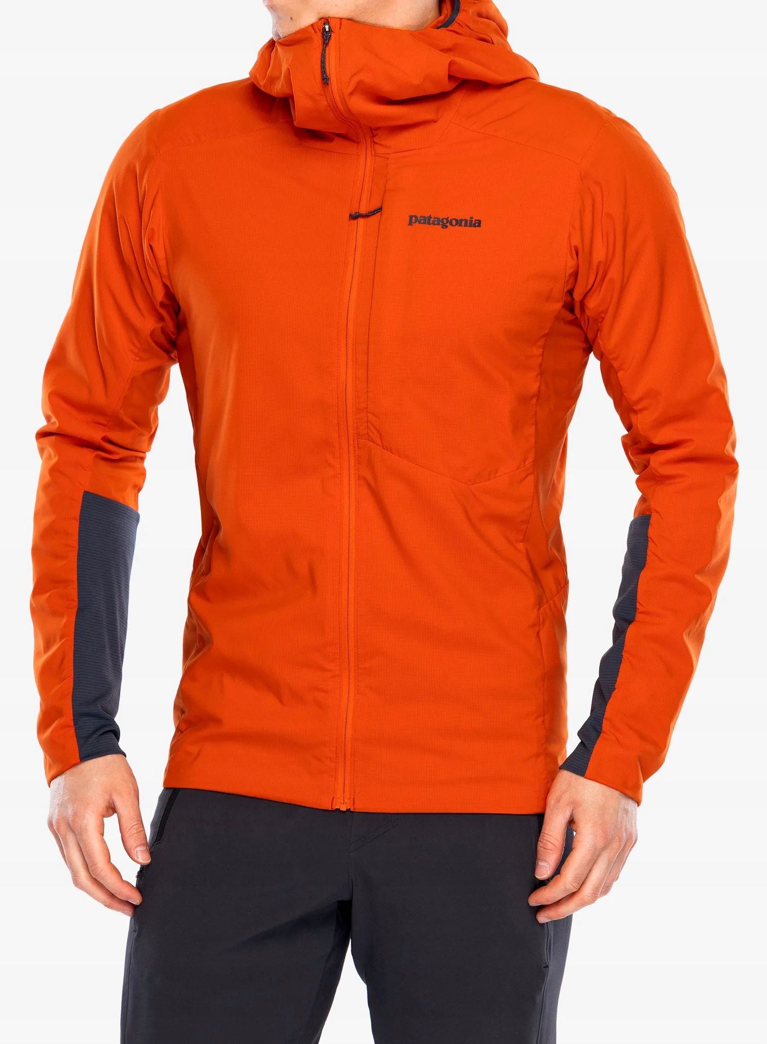 Zateplená bunda Patagonia Nano-Air Ultralight Full-Zip Hoody oranžová S