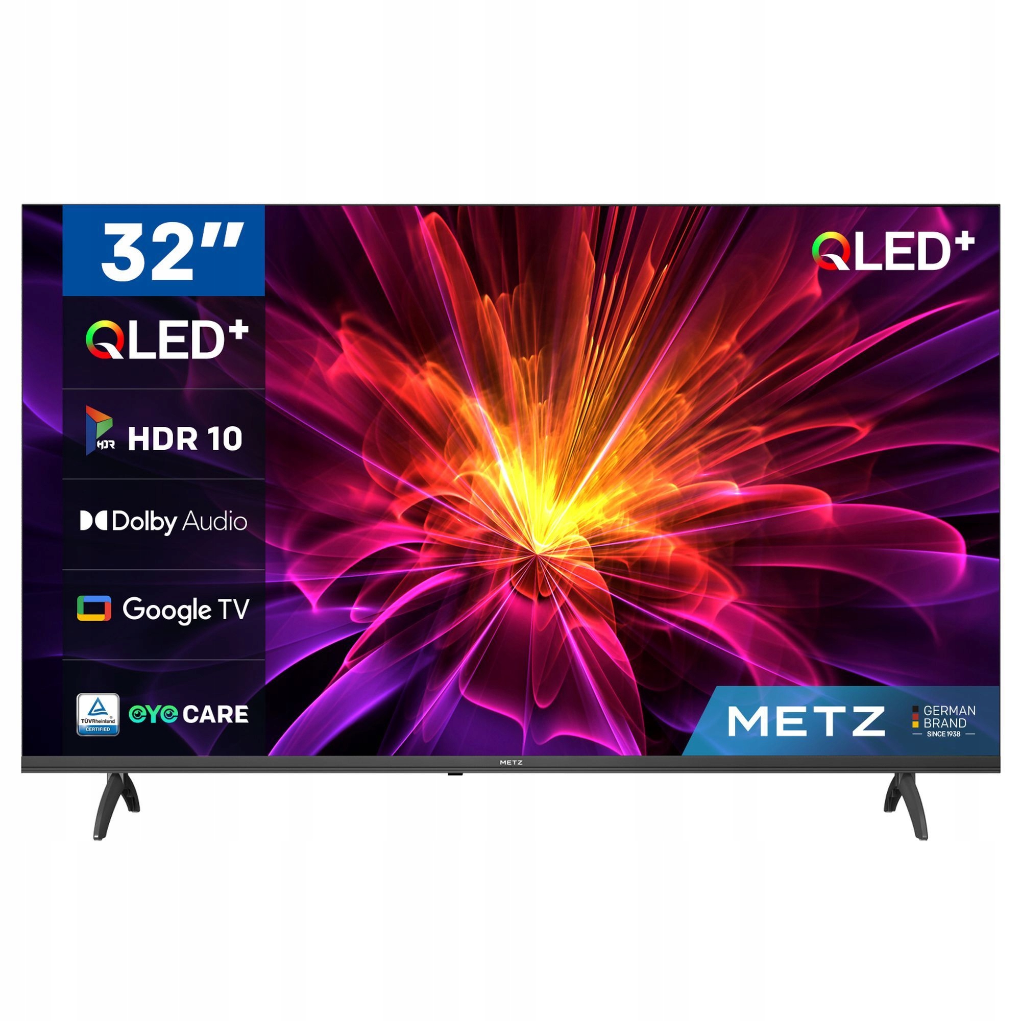 Telewizor Tv 32MQF7000Z Qled Metz SmartTV GoogleTV WiFi Bluetooth