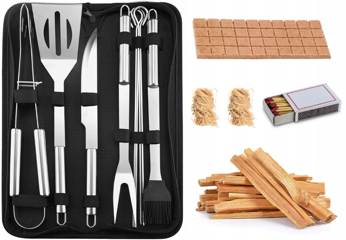 

G01 Akcesoria Do Grilla Zestaw Przybory Sztućce