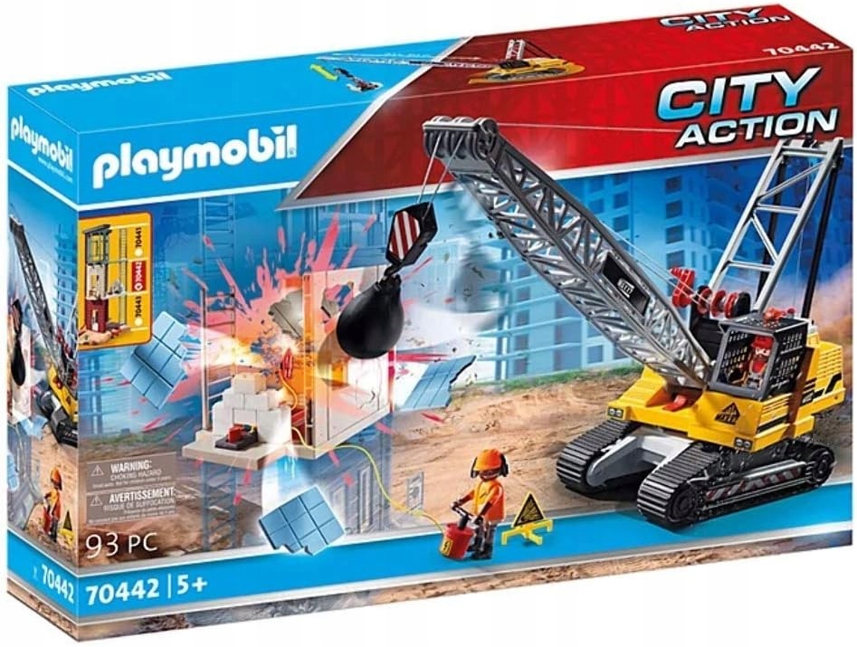 Playmobil City Action 70442 Koparka linowa