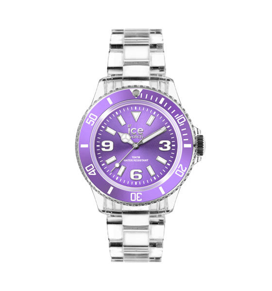 Unisex hodinky Ice Watch Ice Pure PU.PE.U.P.12 Fialová 100M