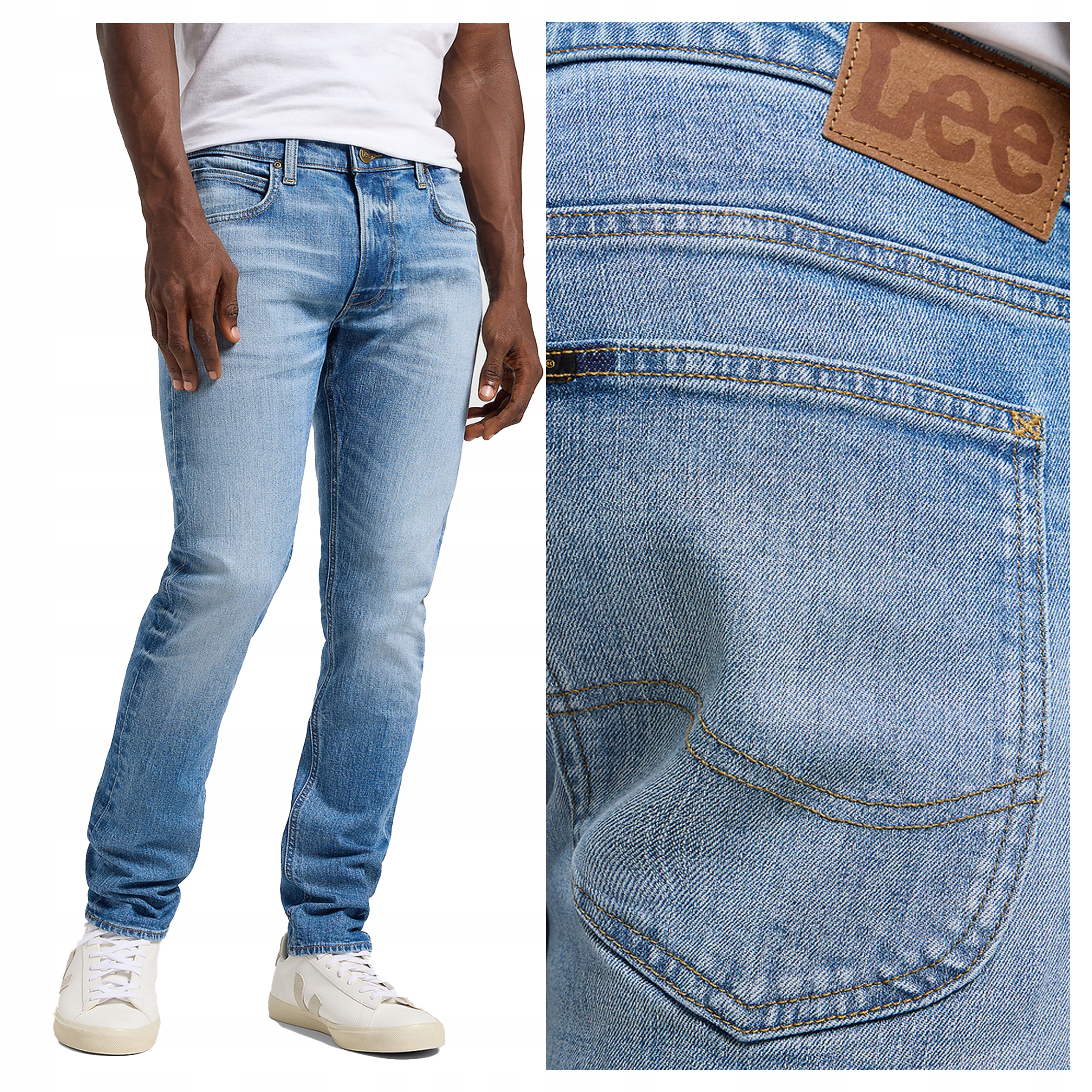 Lee Luke W33 L32 Pánské džínové kalhoty džíny Přiléhavé