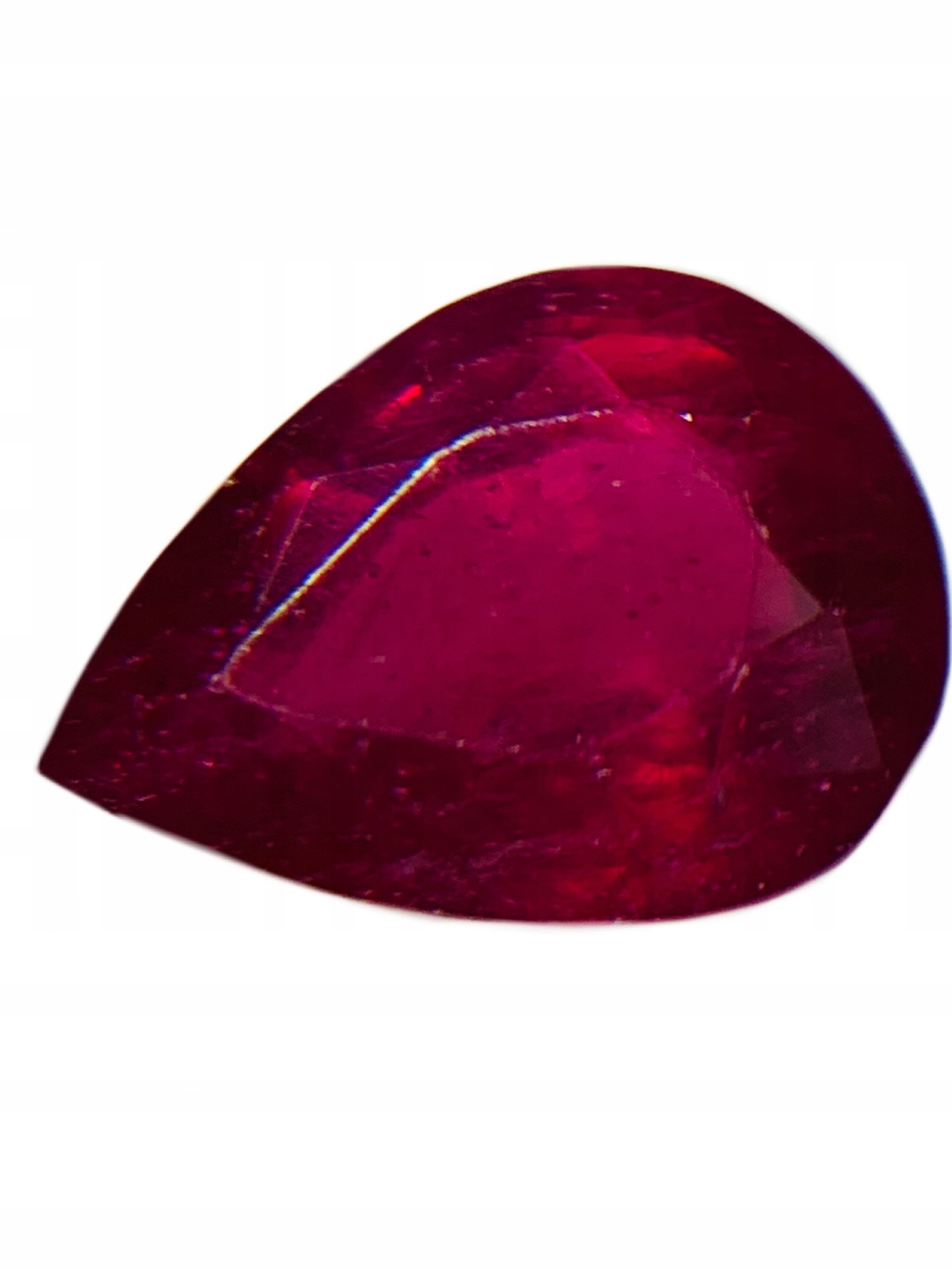 Rubín Přírodní Slza 8X6 mm Kus