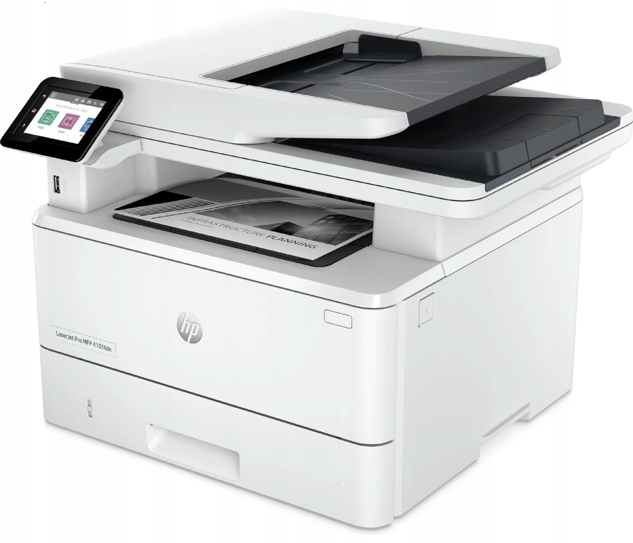 Hp Color LaserJet Pro 4102fdn Fax Duplex Ethernet Usb Adf
