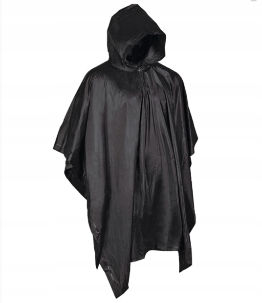 

Poncho przeciwdeszczowe Mil-Tec czarne