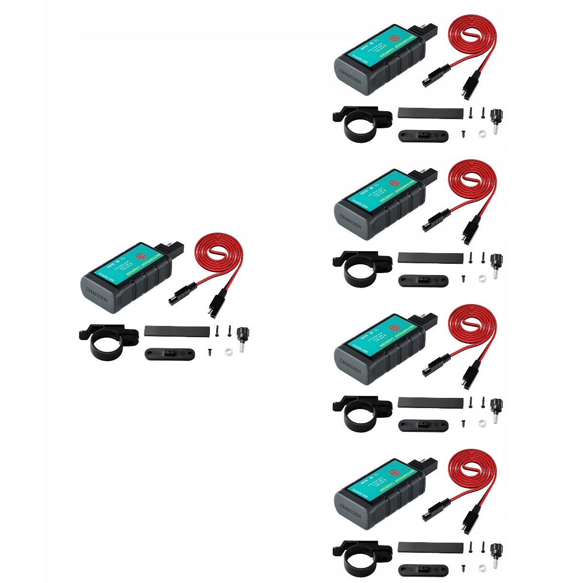 5 комплектів USB-адаптер з вилкою швидкого від'єднання з вольт