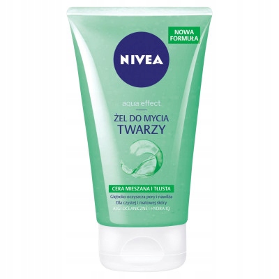 

Nivea Aqua Effect Żel Do Mycia Twarzy Cera Mieszan