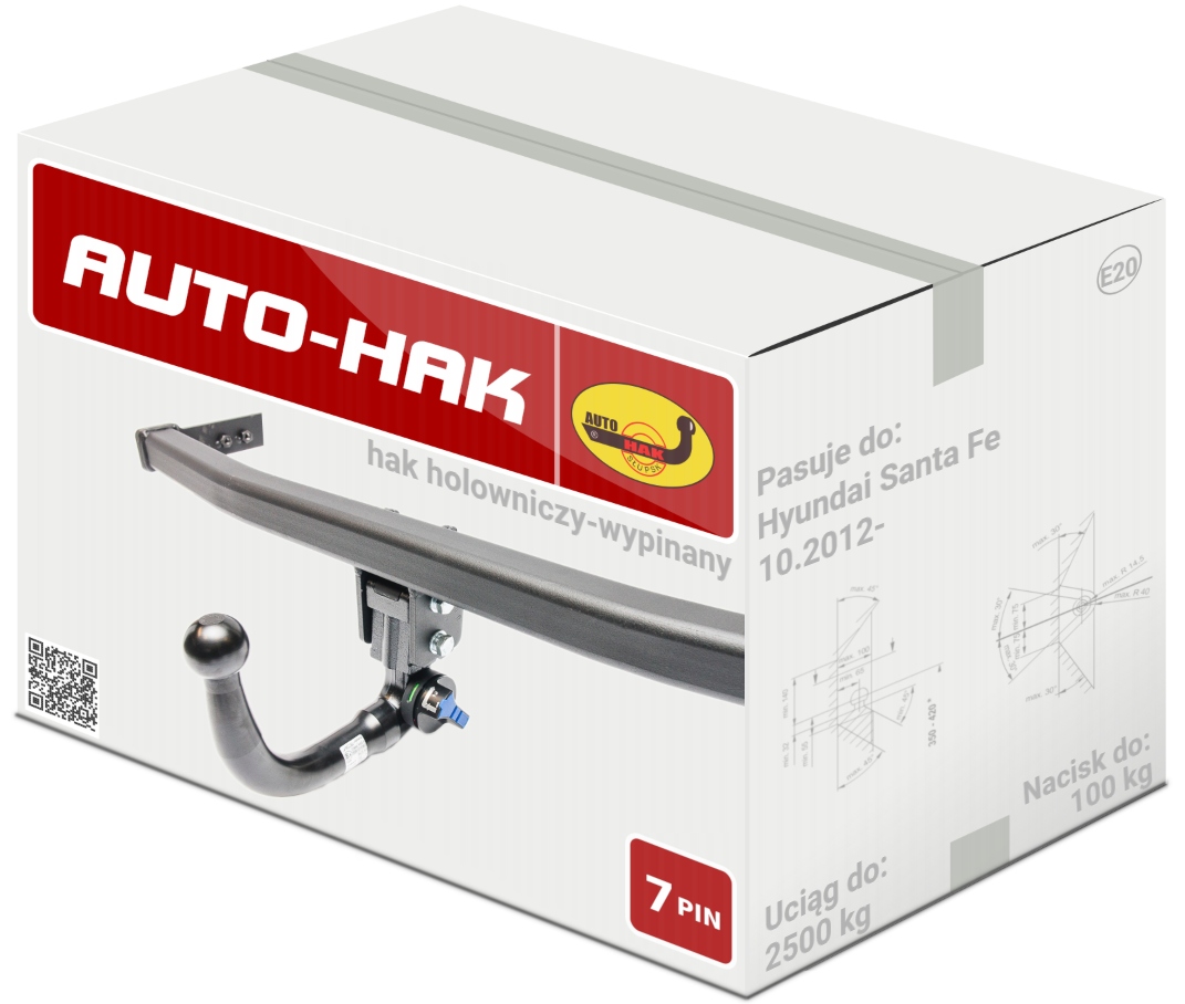 Гак транспортировочный + Модуль к Hyundai Santa Фе DM 12-